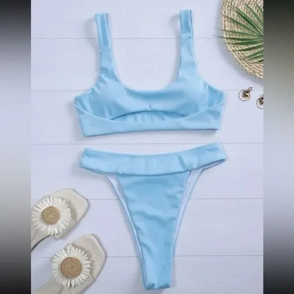 Shein Blue Bikini - Picture 2 of 7